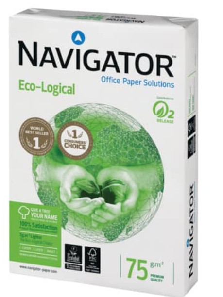 Carta per fotocopie A4 Navigator Ecological 75 g/m&sup2; Foto prodotto