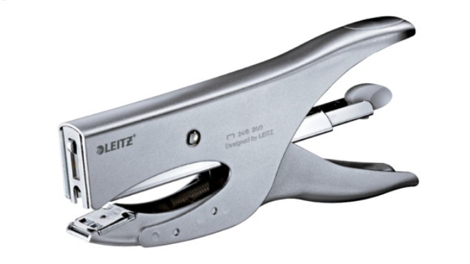 Cucitrice a pinza max 40 fogli Leitz 5549 grigio metallizzato satinato Foto prodotto