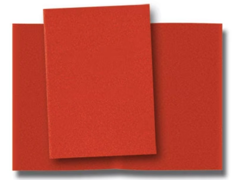 Cartellina BRISTOL g260 senza lembi rosso 25 PZ Foto prodotto
