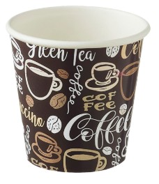 Bicchiere monouso in carta Coffee - 115 ml - Leone - conf. 50 pezzi Foto prodotto